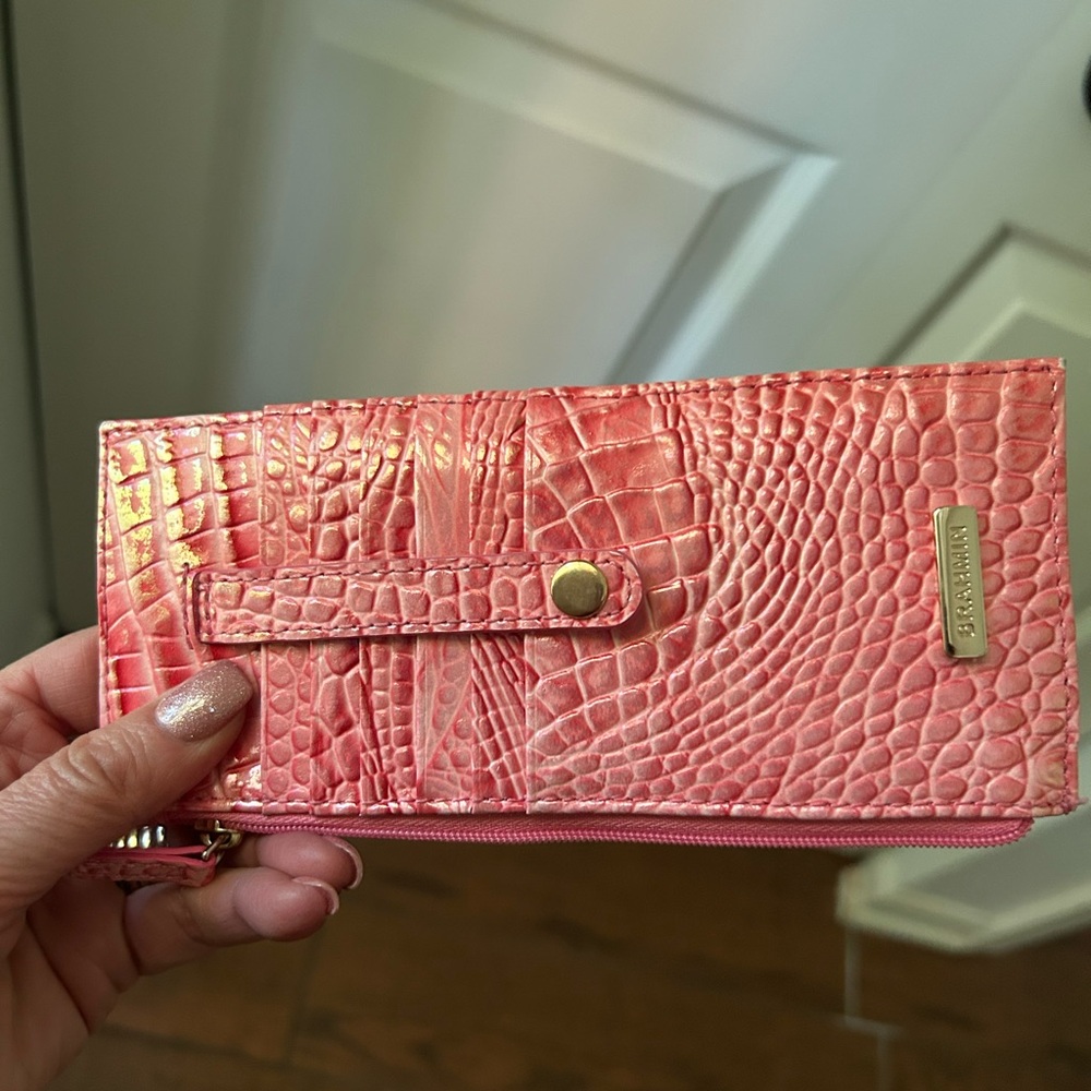 Pink Textured Wallet